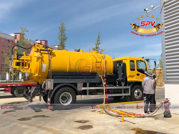 8,000 Litres Combined Vacuum Jet ISUZU - Water from Hydrant 8,000 Litres Combined Vacuum Jet ISUZU - Water from Hydrant